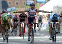 Robbie McEwen pályafutása során negyedszer nyert szakaszt a Girón