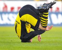 Lars Ricken mozdulata jelképes, a Dortmund fejre állt Wolfsburgban