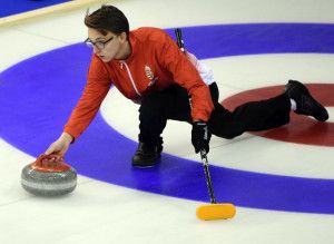 Tatár Lőrinc a korosztályos curling egyik legnagyobb reménysége Forrás: Magyar Curlingszövetség