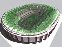 Az UEFA szemlézôi az új Puskás Ferenc-stadion makettjét is megnézik majd