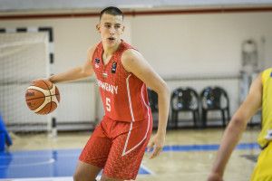 Takács Kristóf a nagyváradi B divíziós Európa-bajnokságon Forrás: FIBA