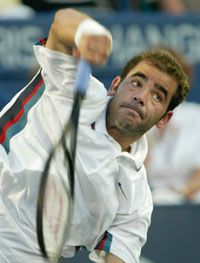 Pete Sampras (képünkön) huszonhárom ásszal keserítette meg Wayne Ferreira életét