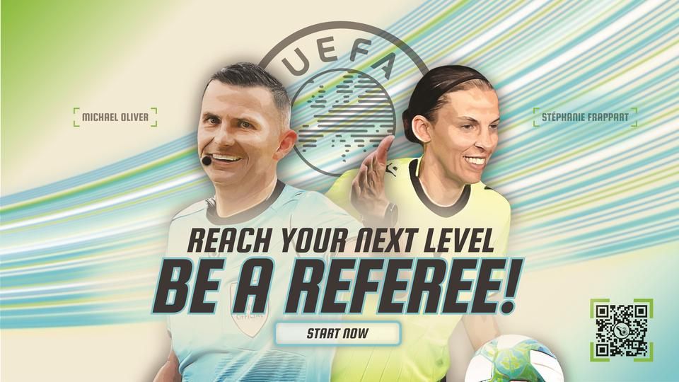 Az UEFA új kampányával a játékvezetést népszerűsíti