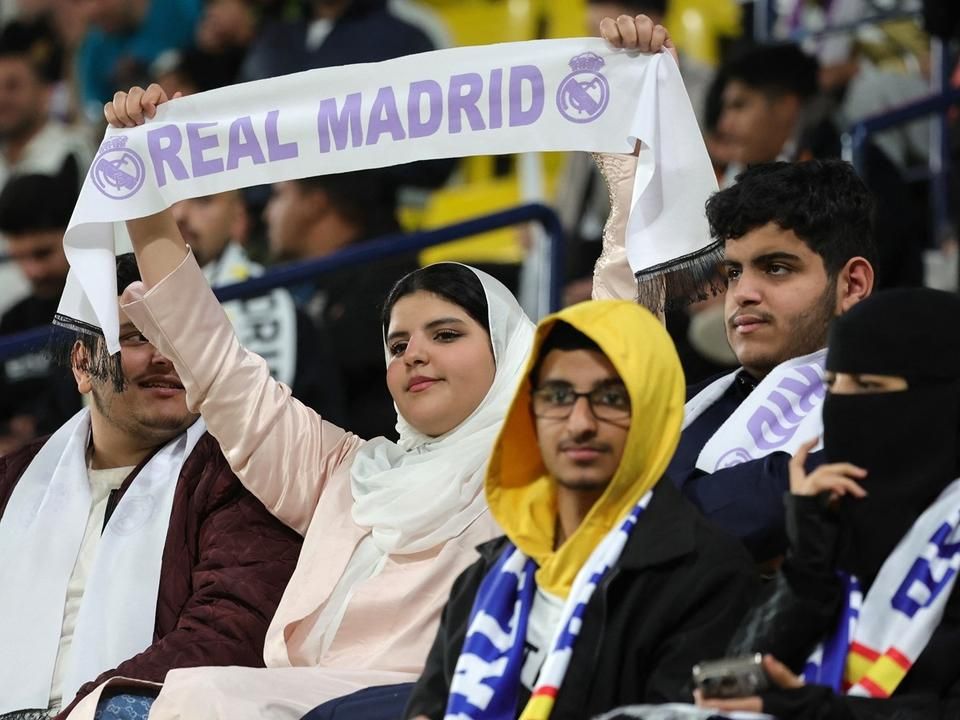 Szaúd-Arábiában is rengetegen szeretik a Real Madridot (Fotó: AFP)
