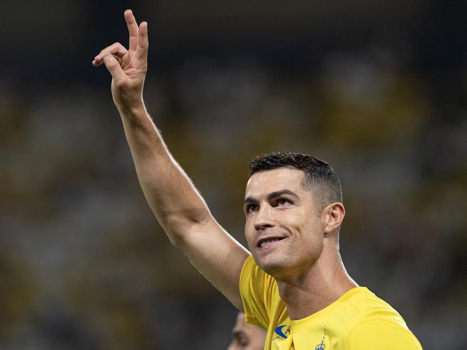 Cristiano Ronaldo szerint már normális a szaúdi bajnokságban játszani (Fotó: Getty Images)