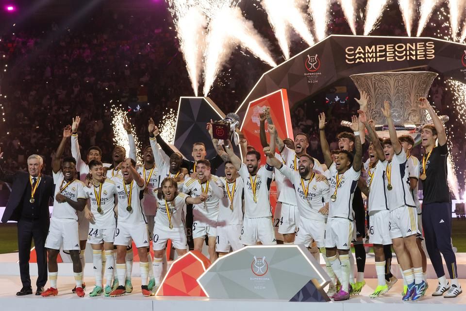 A Real Madrid 13. alkalommal nyerte meg a spanyol Szuperkupát (Fotó: AFP)