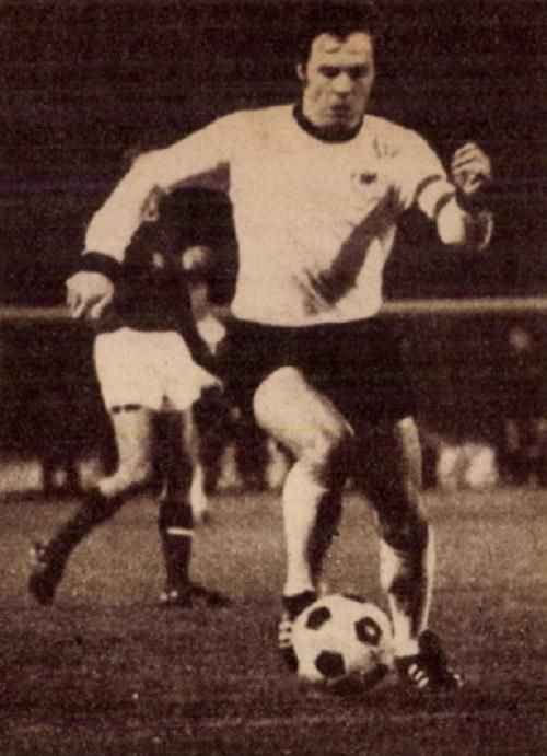 1972. március 29-én a Népstadionban a magyar–nyugatnémet válogatott mérkőzésen (0–2)