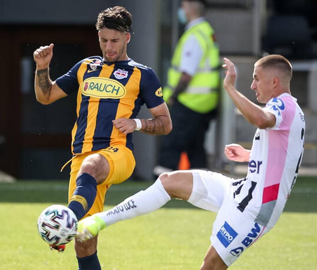Szoboszlai Dominik hat meccsen játszott a LASK ellen a Salzburg futballistájaként