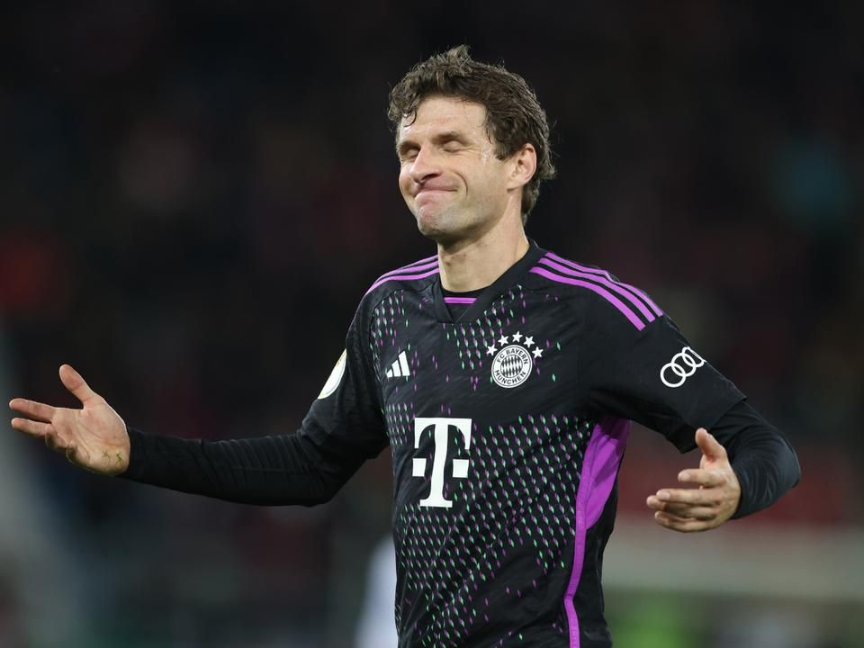 Thomas Müller gólja sem volt elég a Bayernnek a sikerhez (Fotó: Getty Images)