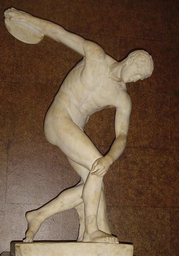 A Diszkoszvető antik szobrának British Múzeumban őrzött újkori másolata (Fotó: Wikipedia)
