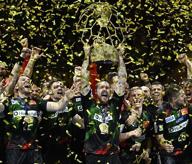 Az előző idény végén a Magdeburg csapata huszonegy év után nyerte meg újra a Bajnokok Ligáját (Fotó: AFP)