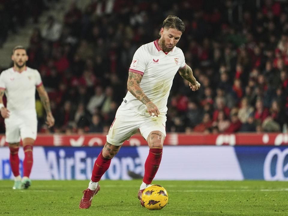 Sergio Ramos gólt szerzett, de a Sevilla maradt a csoportnegyedik (Fotó: Getty Images)