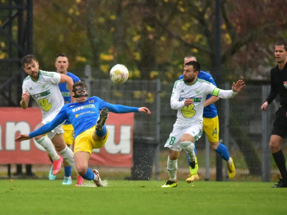 A kék-sárgában játszó Barcika három forduló óta veretlen (Fotó: Kovács Donát/kbsc.hu)