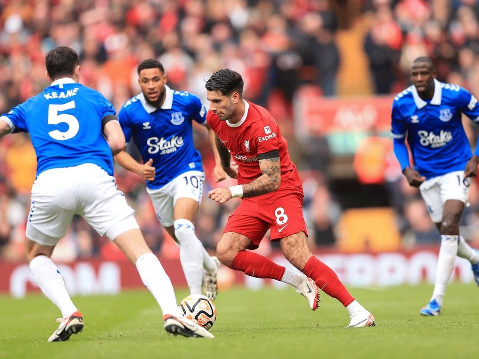 Szoboszlai Dominik az Everton ellen is magas szinten teljesített (Fotó: Getty Images)