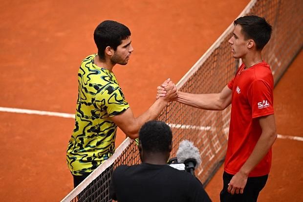 Amire senki sem számított: a római ATP 1000-es tornán legyőzte Carlos Alcarazt (Fotó: Imago Images)