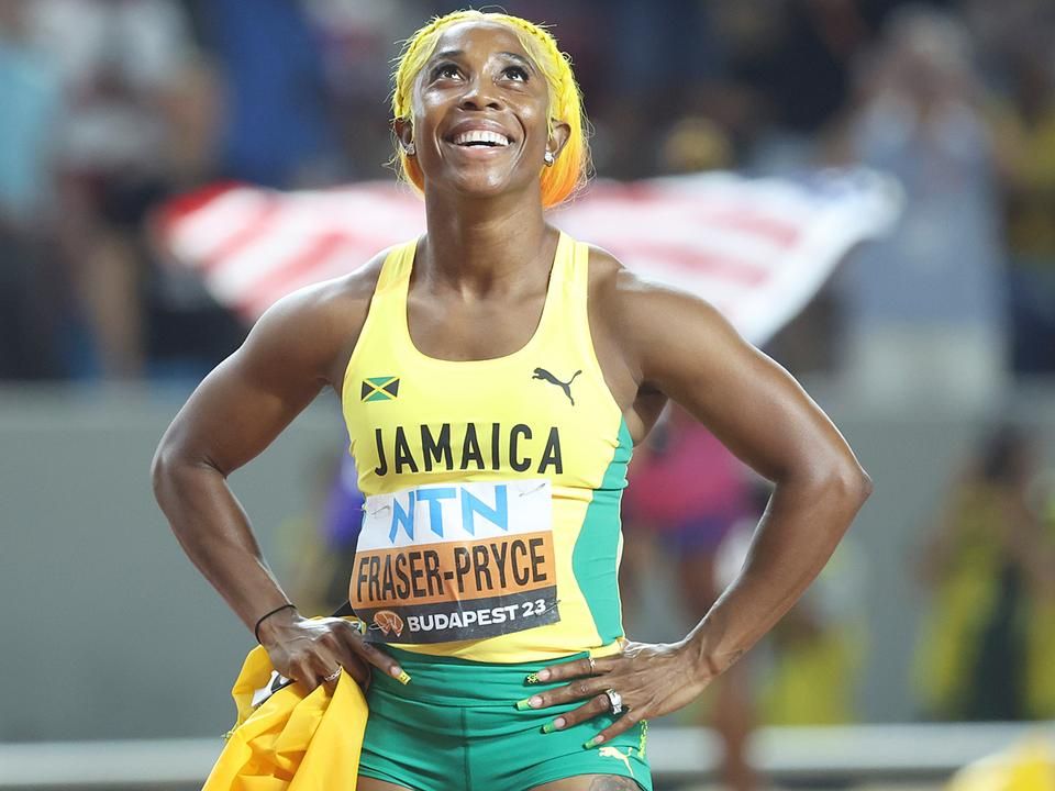 Fraser-Pryce nem csalódott, megdöntötte Usain Bolt jamaicai vb-rekordját (Fotó: Szabó Miklós)