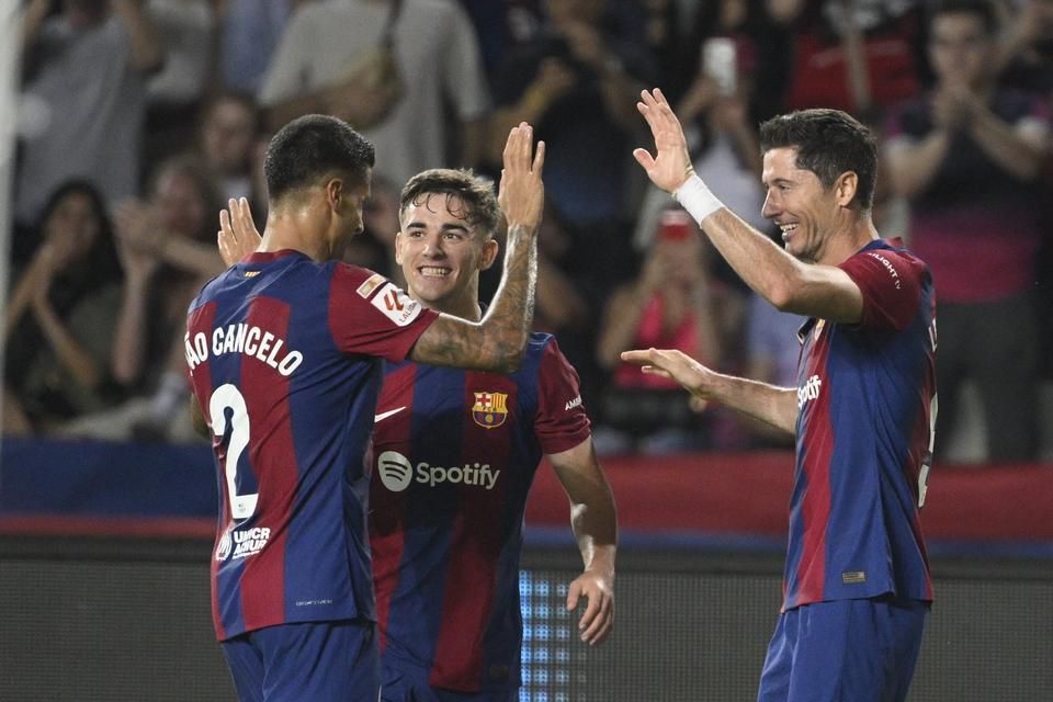 Felszabadultan játszva, simán nyert a Barca (Fotó: AFP)