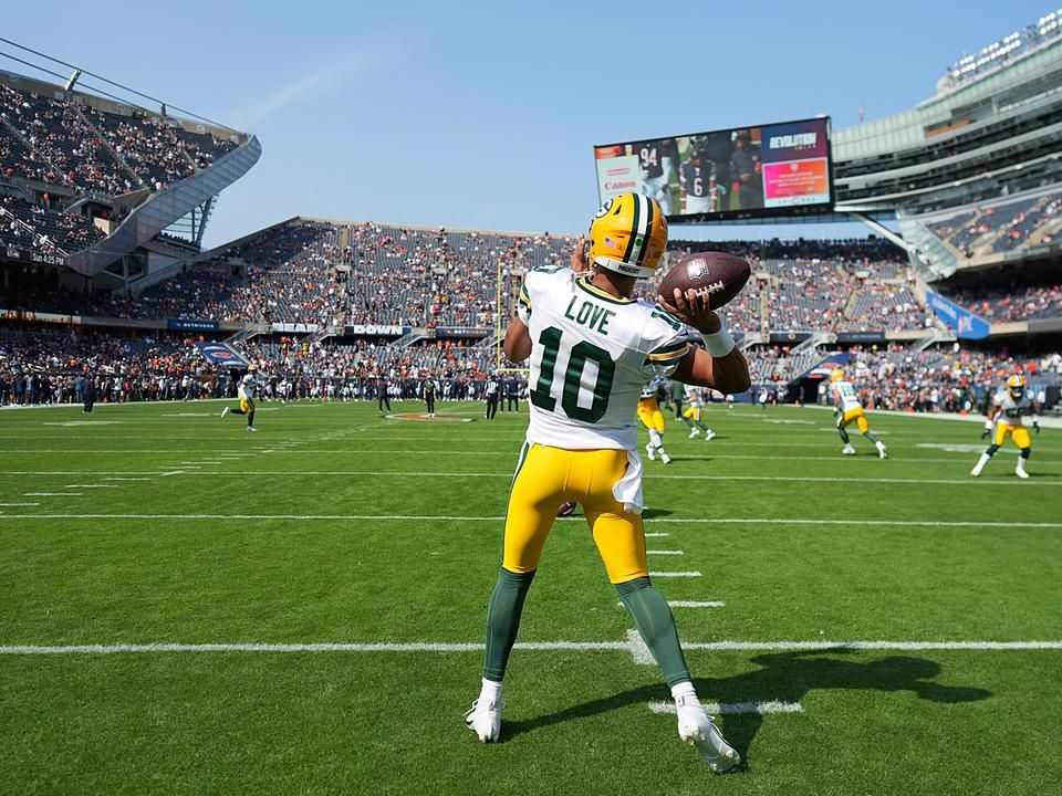 Jordan Love remekül kezdett a Packers első számú irányítójaként (Fotó: Getty Images)
