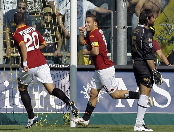 Francesco Totti már hat gólnál tart az idei bajnokságban