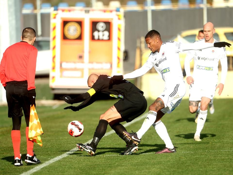 A gólt szerző Lovrencsics Balázs óriásit küzdött a mai találkozón (Fotó: Földi Imre)
