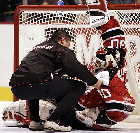 Martin Brodeur sérülése nagy ijedtséget váltott ki