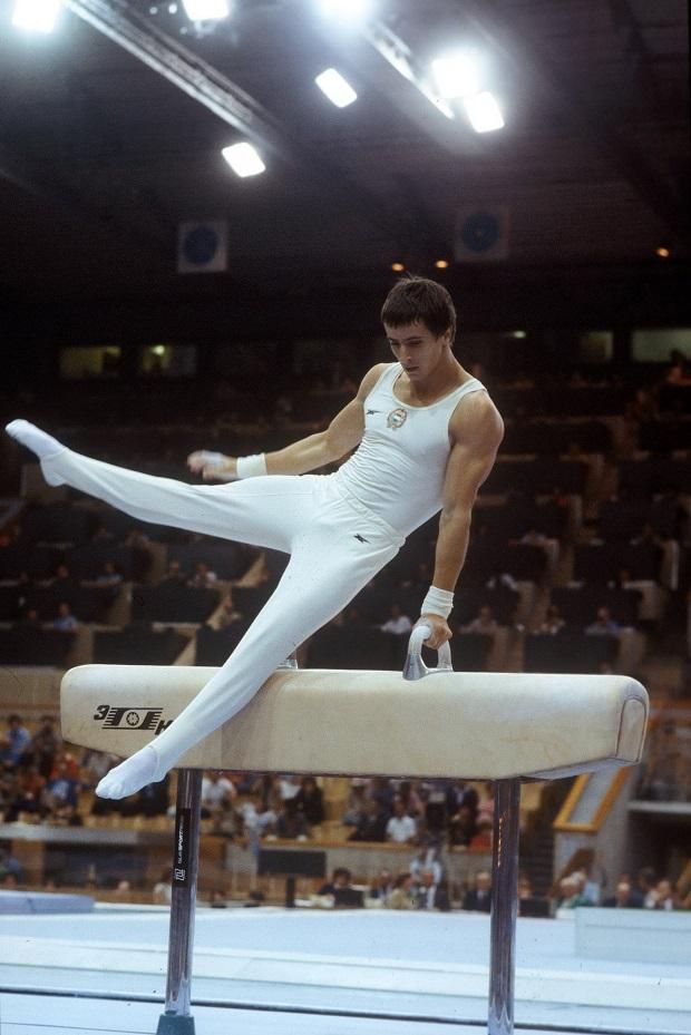 1980: a moszkvai olimpián megvédte címét lólengésben – elképesztő gyakorlata volt (Fotó: Imago Images)