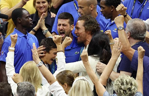 Az Oscar-díjas színész, Matthew McConaughey is együtt ünnepelt „Noléval” (Fotó: Getty Images)