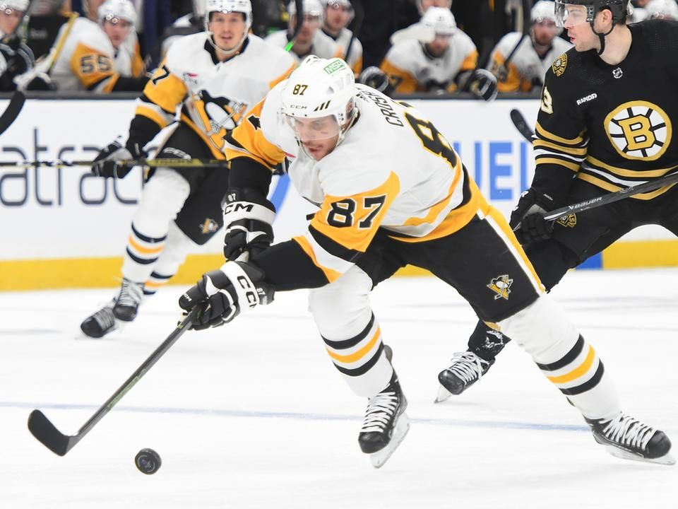 Sidney Crosby góljával nyert őrült meccset Bostonban a Penguins (Fotó: Getty Images)