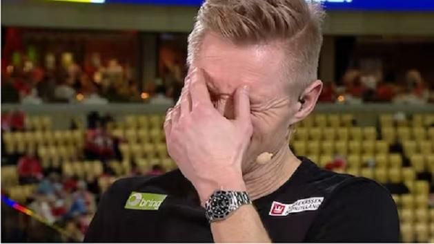 Jesper Jensen nehezen tette túl magát a történteken (Fotó: tv2.dk)