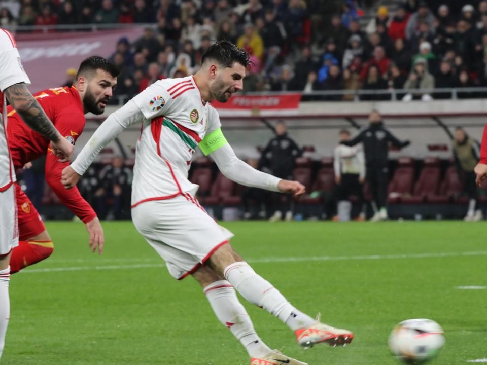 ... Szoboszlai Dominik Montenegró ellen szerzett gólja...