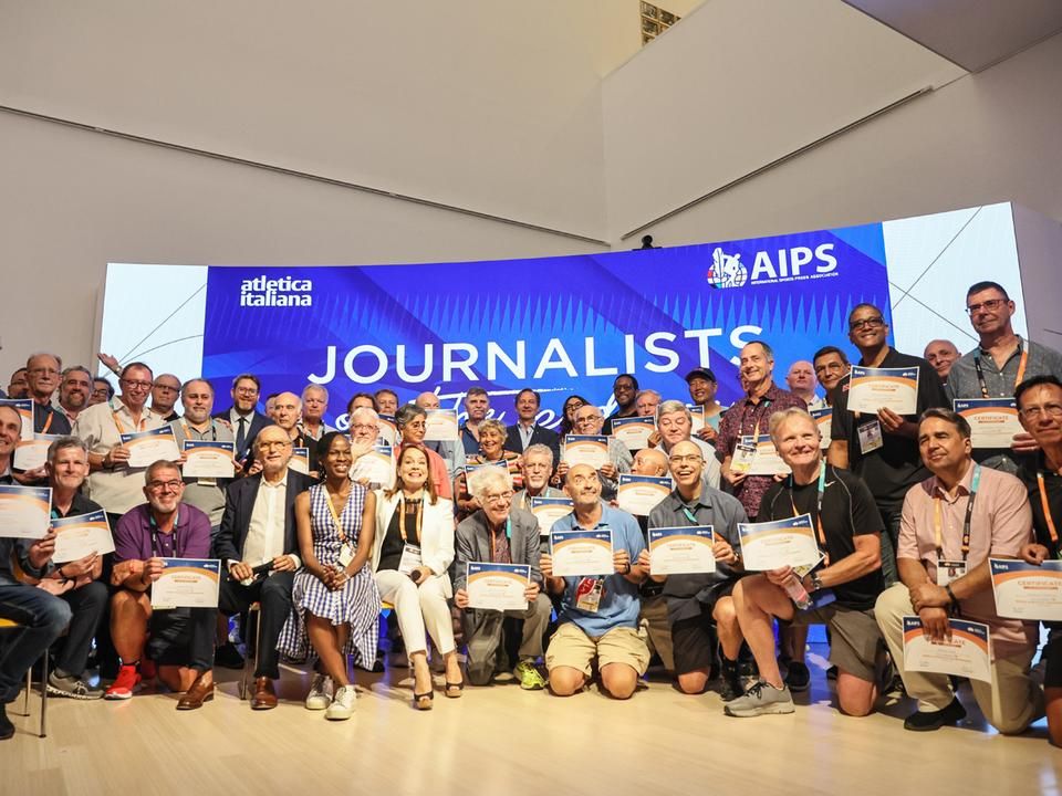 Összesen 63 sportújságírót díjaztak (Fotó: Dömötör Csaba)