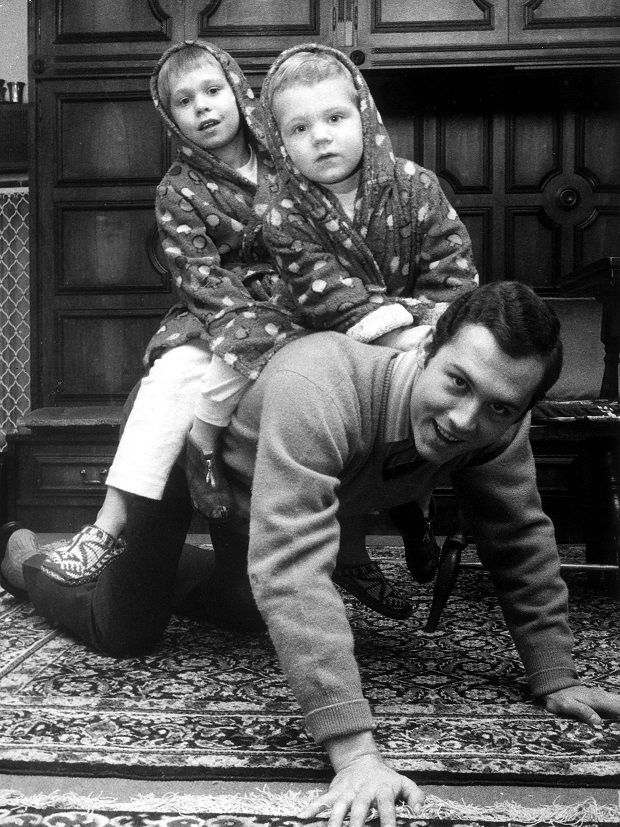 Beckenbauer, Franz - Fussballspieler, D/ mit seinen Sohnen