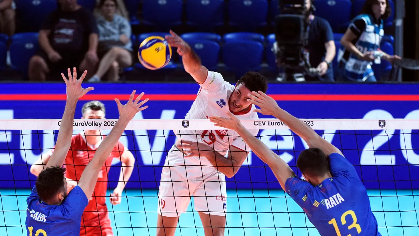 VOLLEYBALL - CEV EUROVOLLEY 2023 MEN - FRANCE VS ROUMANIA