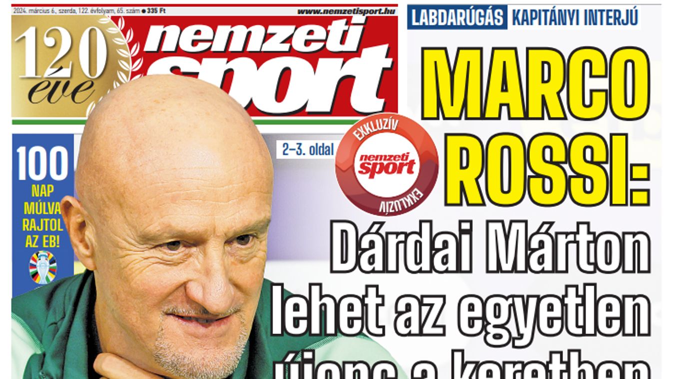 Marco Rossi-exkluzív: Dárdai Márton lesz az egyetlen újonc