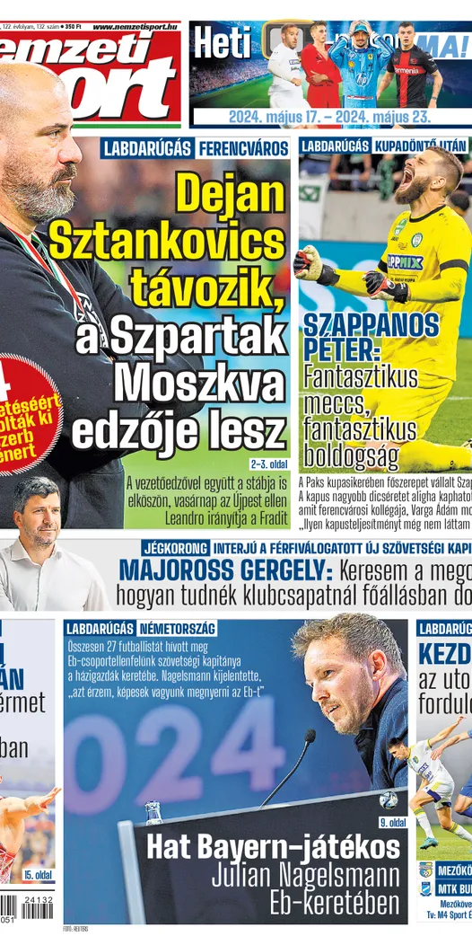 Szappanos Péter, az MK-döntő hőse; interjú a magyar jégkorong-válogatott új szövetségi kapitányával