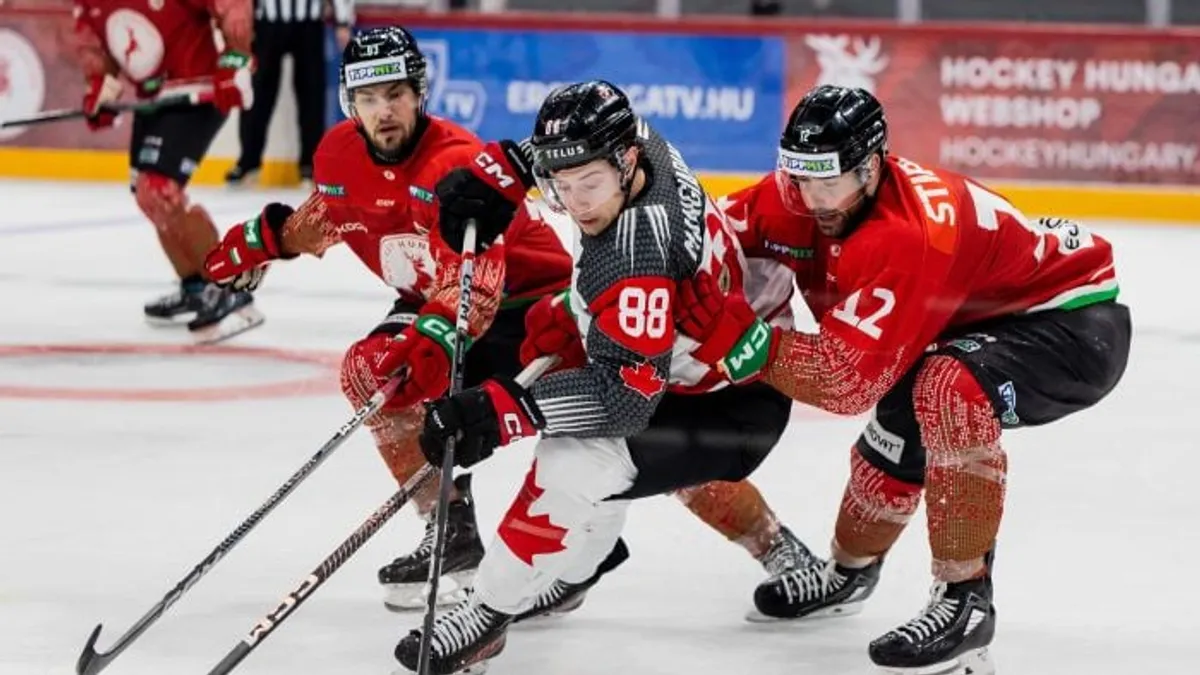 Canada was very good, and won in a festive atmosphere by four goals