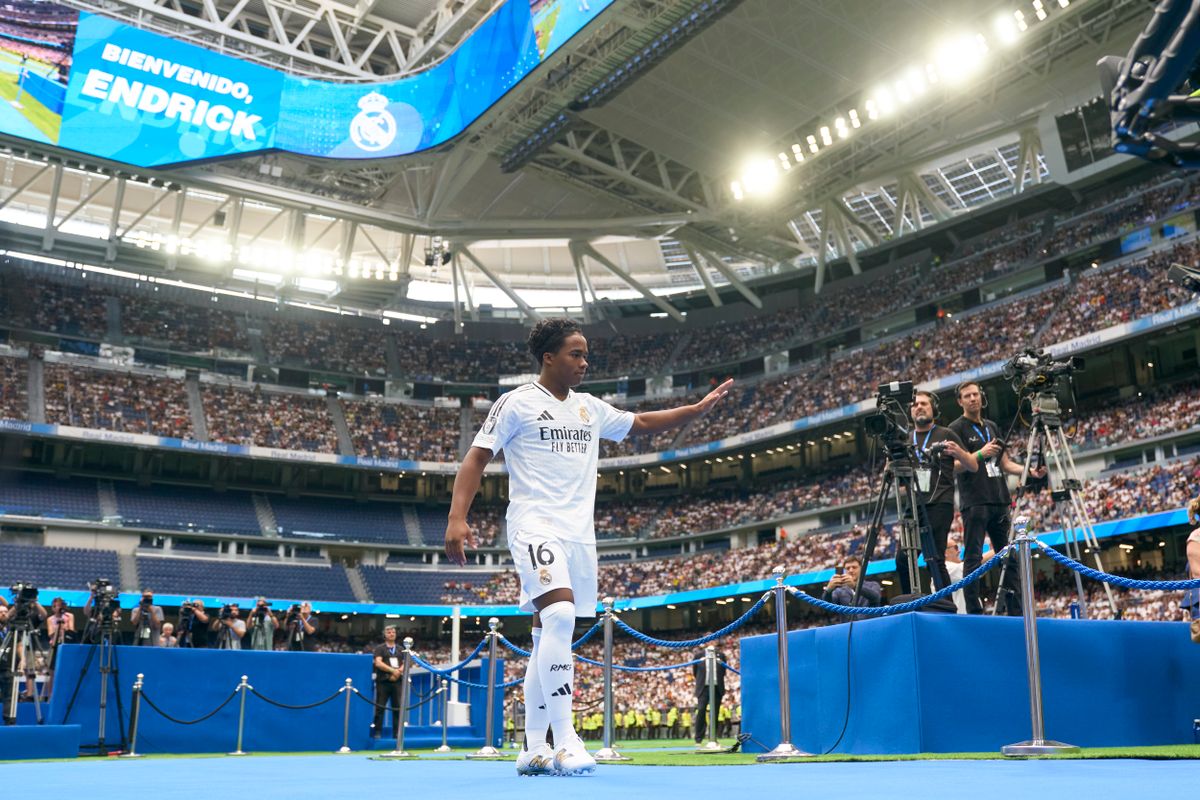 Real Madrid Unveils New Signing Endrick Felipe