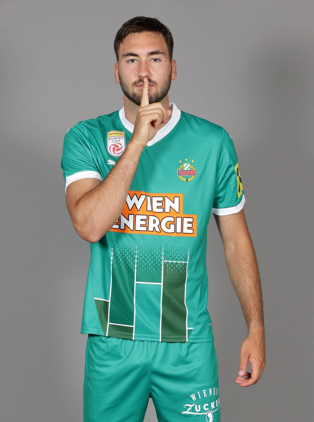 SOCCER - BL, Rapid, team photo shoot VIENNA,AUSTRIA,19.JUL.24 - SOCCER - ADMIRAL Bundesliga, SK Rapid Wien, team photo s