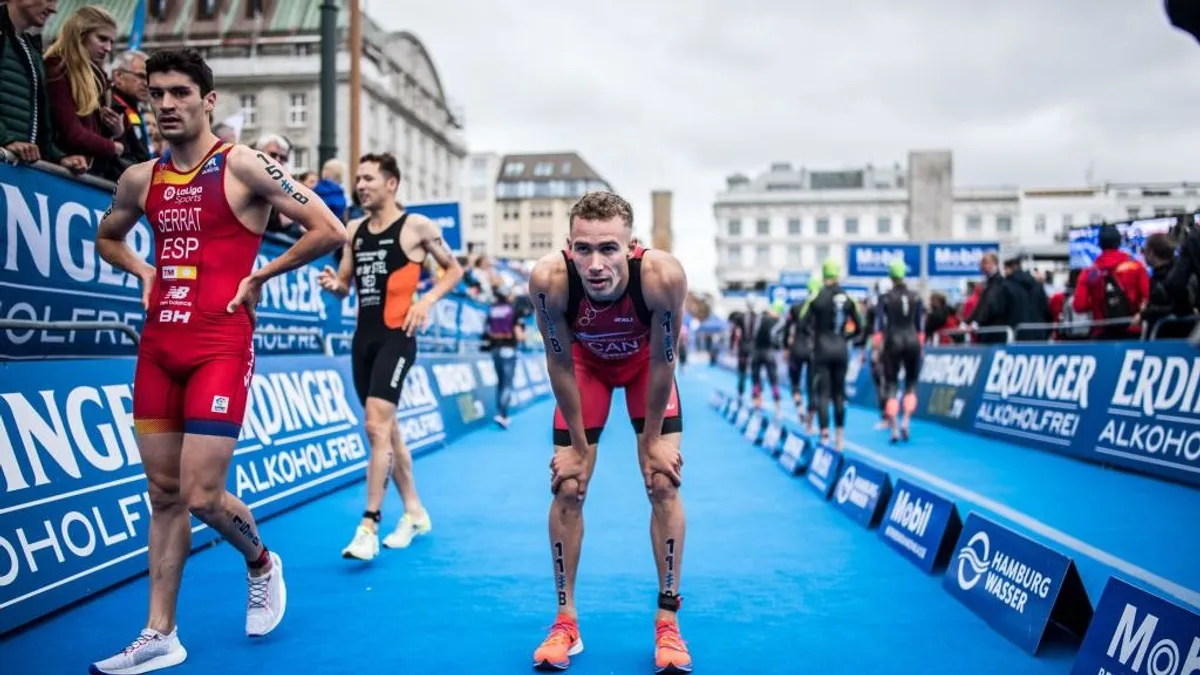 The Canadian runner vomited ten times after the race in the Seine River