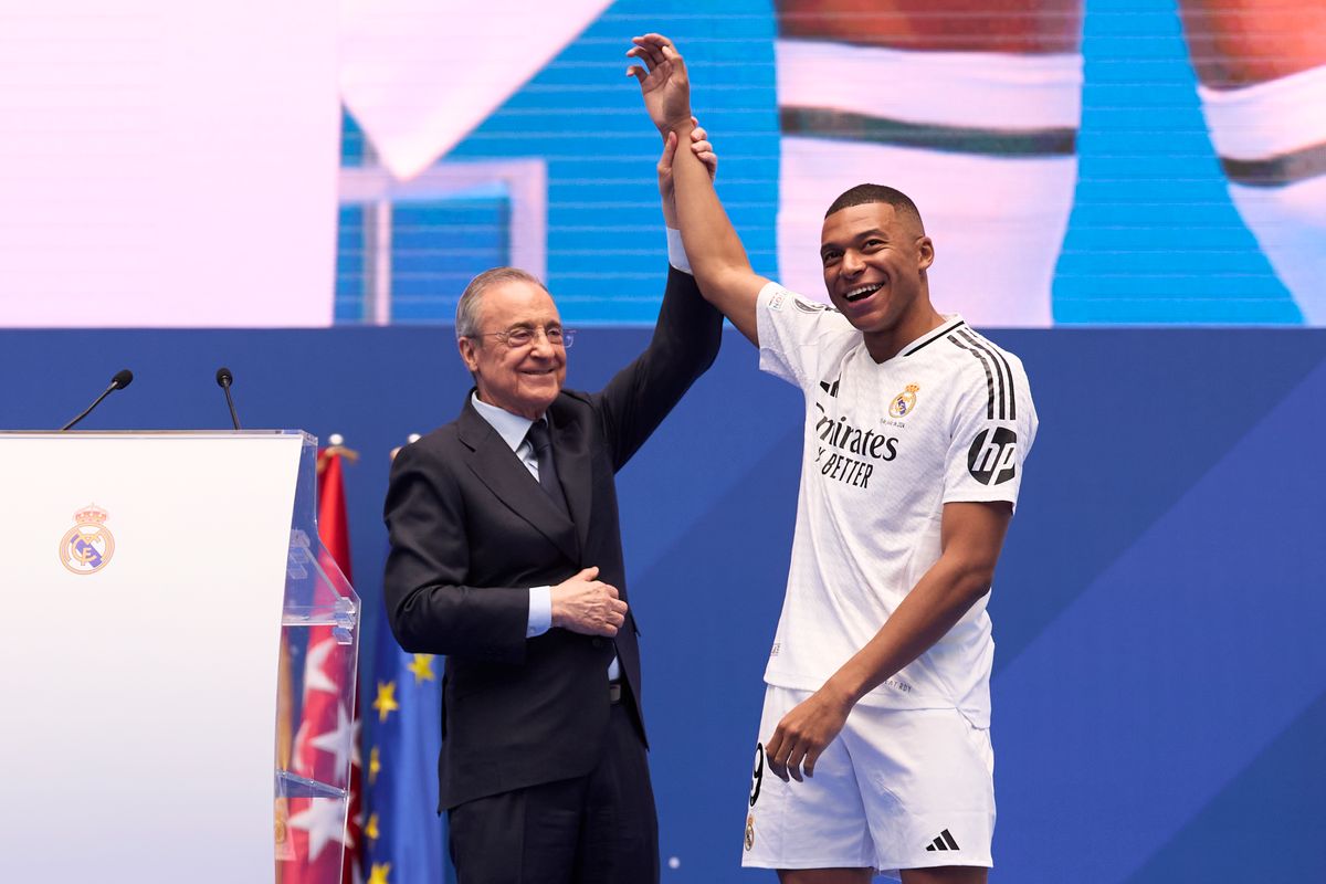 Real Madrid Unveils New Signing Kylian Mbappe