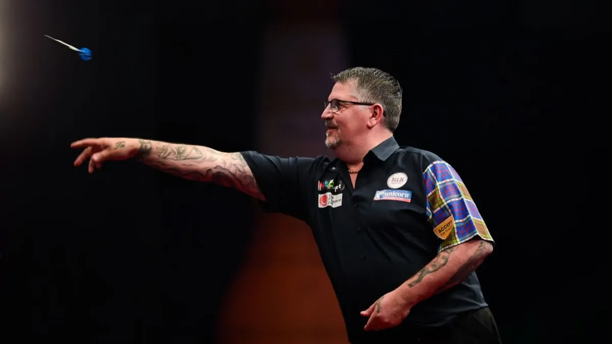 Anderson legyőzte Van Gerwent a darts Eb nyolcaddöntőjében