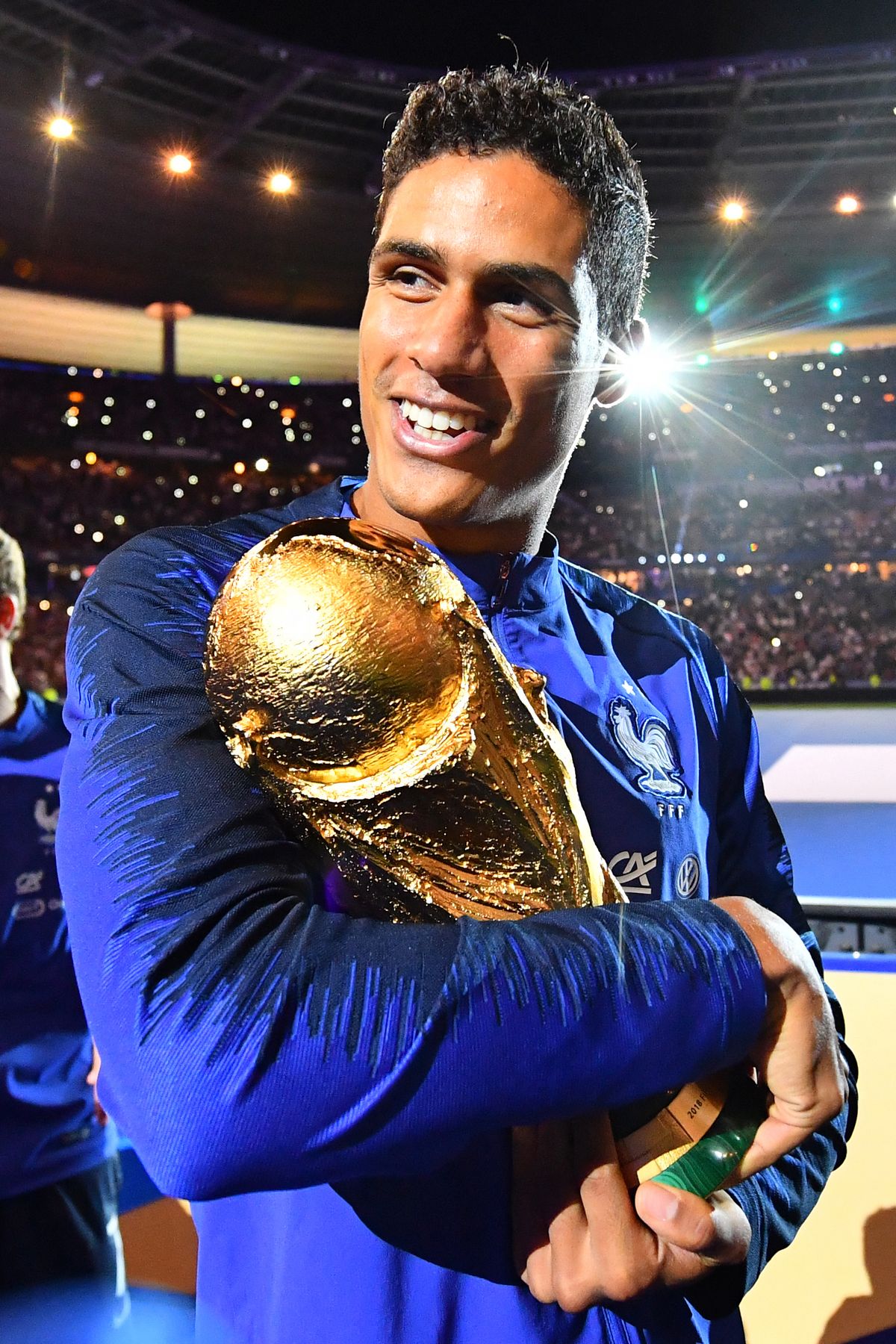 France Players Celebrate With The World Cup Trophy