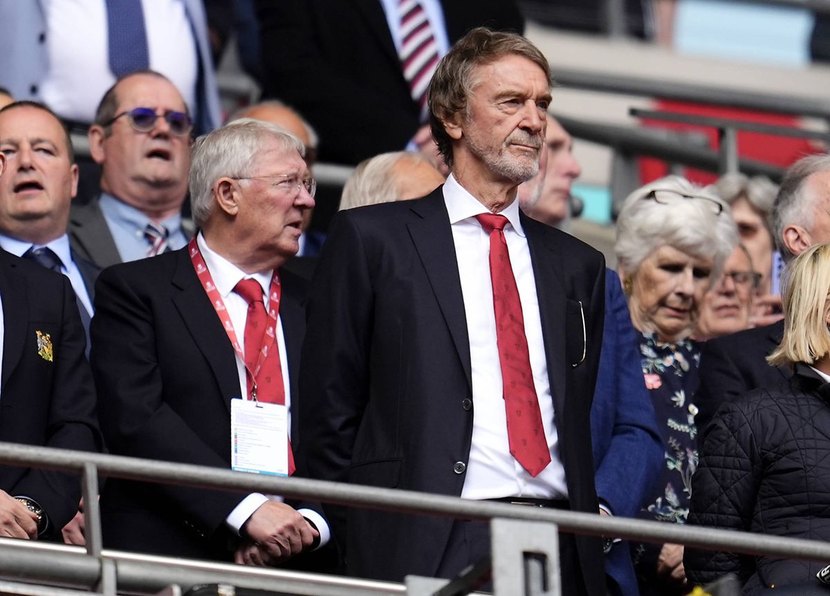 File photo dated 25/05/24 of Sir Alex Ferguson and Sir Jim Ratcliffe. Sir Alex Ferguson will step away from a reported £