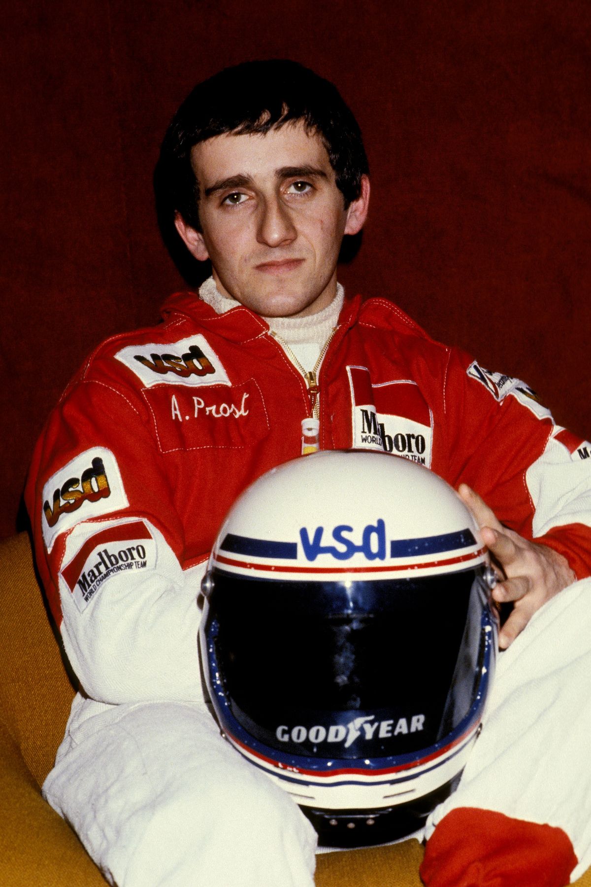 Alain Prost Young Pilot Of Formula 1 On January 1st ,1980