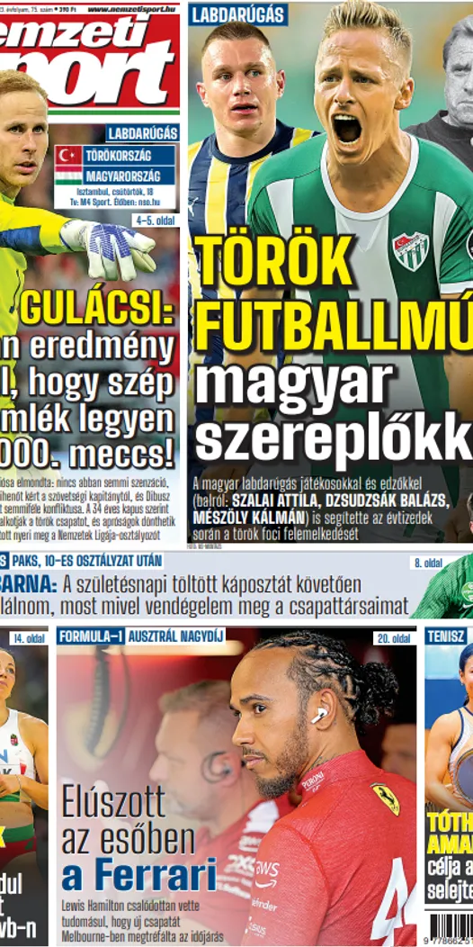 Török futballmúlt, magyar szereplőkkel; exkluzív interjú a török Rizespor vezetőedzőjével