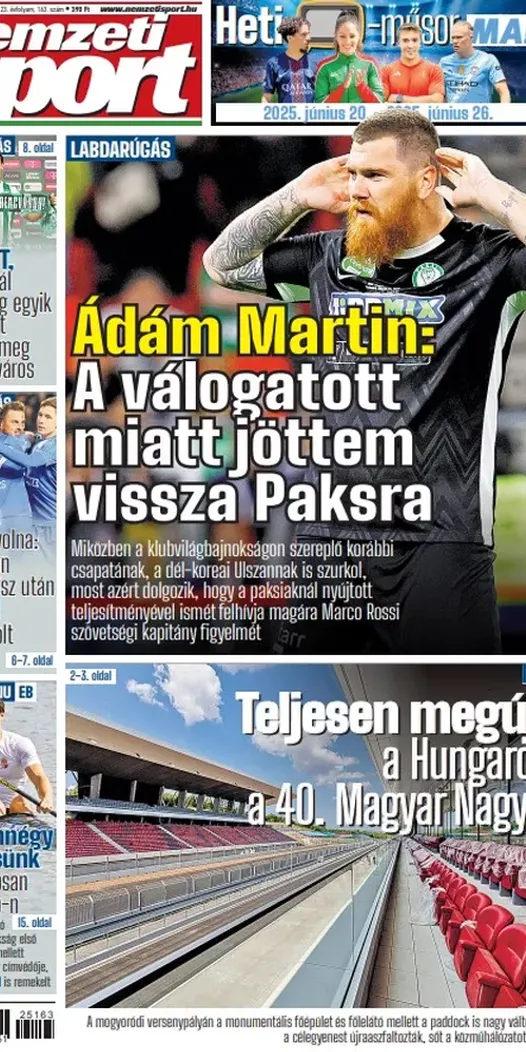 Ádám Martin: A válogatott meghívóért is hajtok; Teljesen megújult Hungaroring fogadja az F1-es mezőnyt