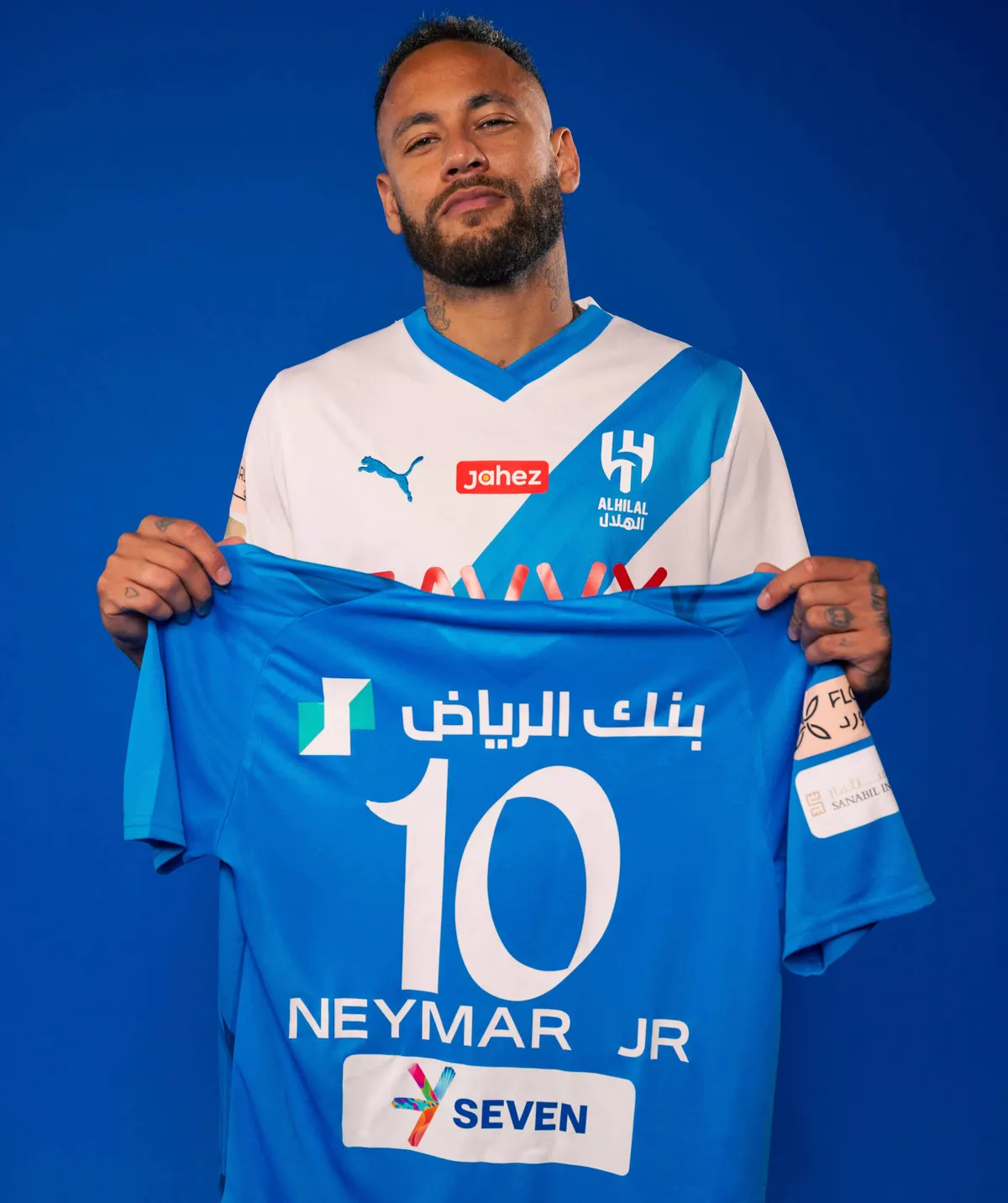 Neymar Signs to Al-Hilal Saudi Club - Riyadh In a photo released by the Saudi Al-Hilal football club on August 15, 2023,