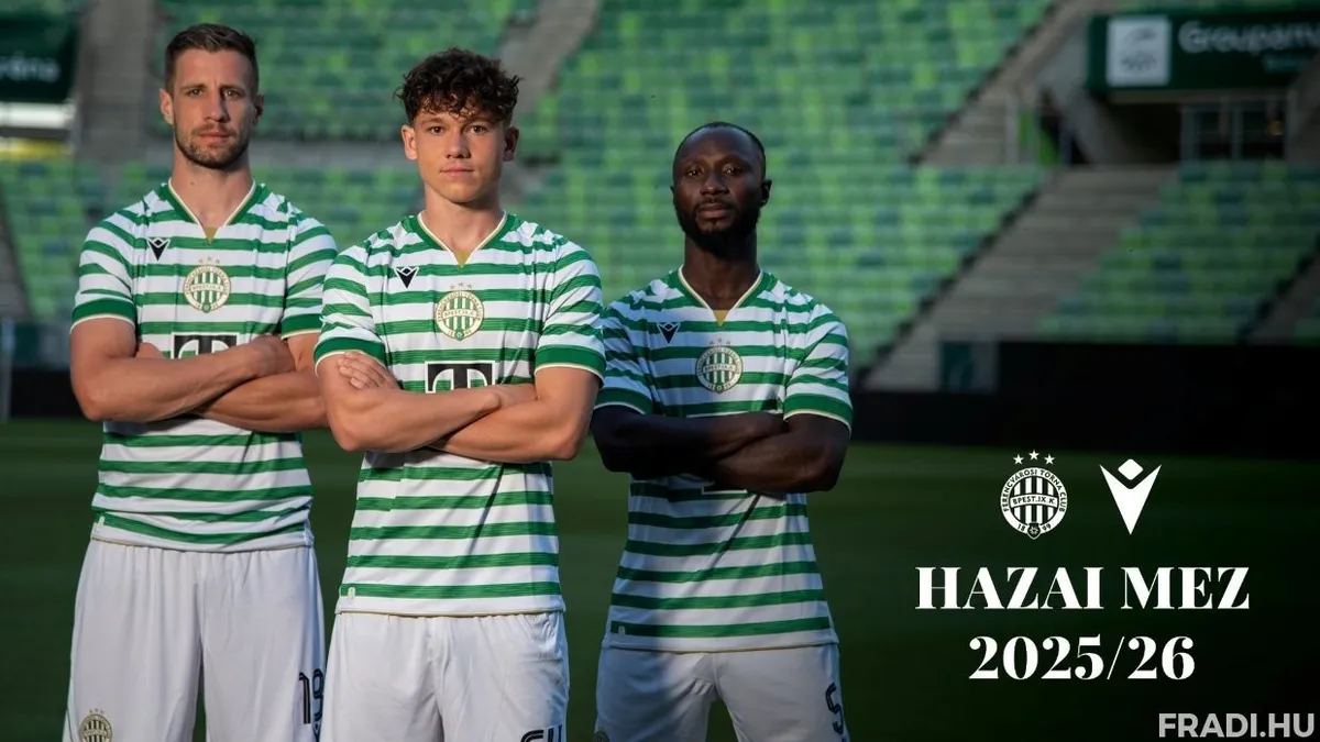 Videó: függőleges helyett vízszintes csíkozás – Megérkezett a Ferencváros új hazai meze!