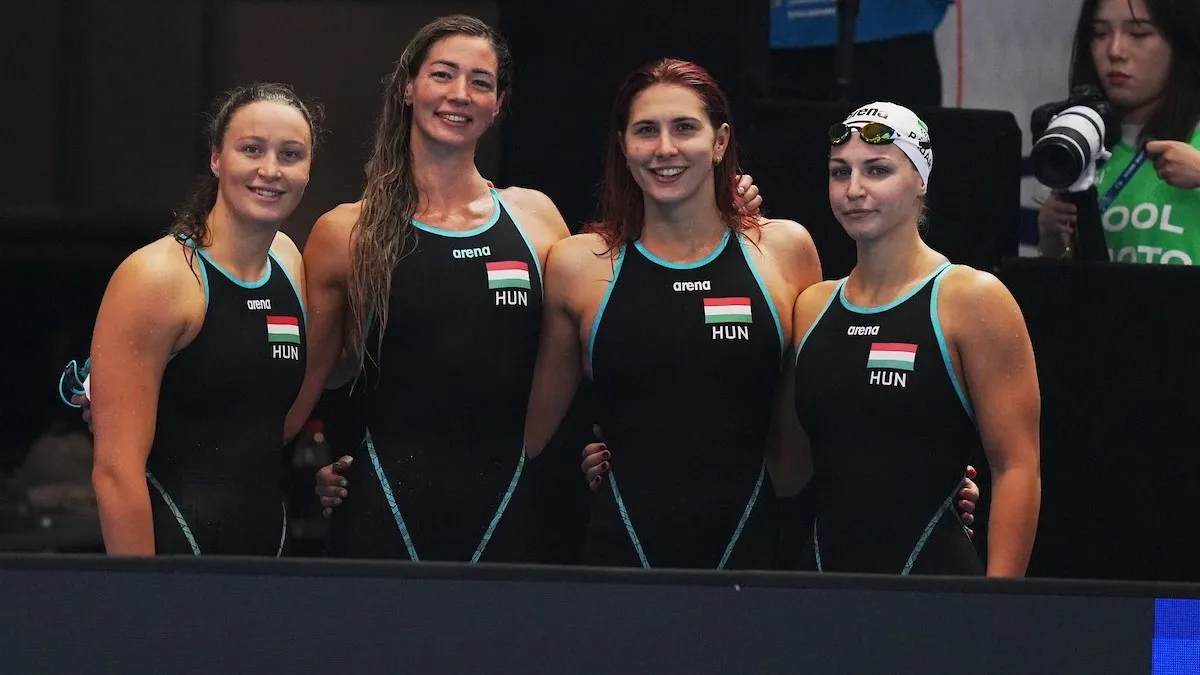 A magyar női gyorsváltó 8. helyen végzett 4x100 méteren a vizes vb-n