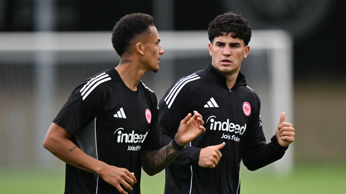 Lisztes Krisztián Mario Götzével készült a Frankfurt edzésén